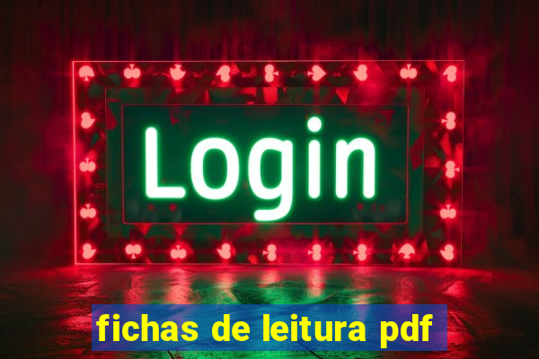 fichas de leitura pdf